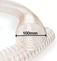 100 mm Schlauch mit Anschlüssen