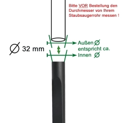 Fugendüse Düse 34,5 cm kompatibel zu allen Staubsaugern mit 32 mm Anschluss