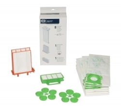 8 Ultra Bag Staubsaugerbeutel + 1 Hospital Grade Filter + 1 Micro Hygienefilter K, SEBO 6695ER Servicebox K für alle K Geräte