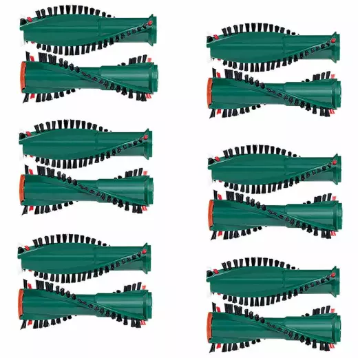 6 Paar Bürsten Bürste passend für Elektrobürste ET 340 Vorwerk Kobold 121 122