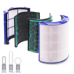 Luftreiniger Ersatzfilter kompatibel für Dyson TP04 Pure Cool Link, DP04 & HP04 HEPA Aktivkohle