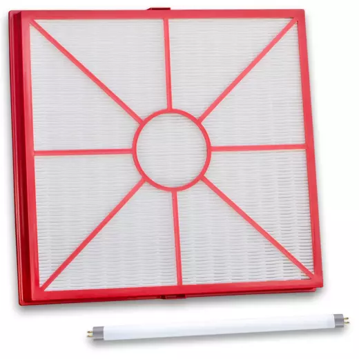 Hepa Filter und UVC Lampe Antibakteriell passt für Lux Aeroguard Luftreiniger