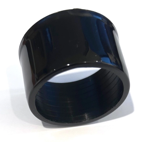 Endkappe für Schlauchverbindung zur Anschlussmuffe Schwarz