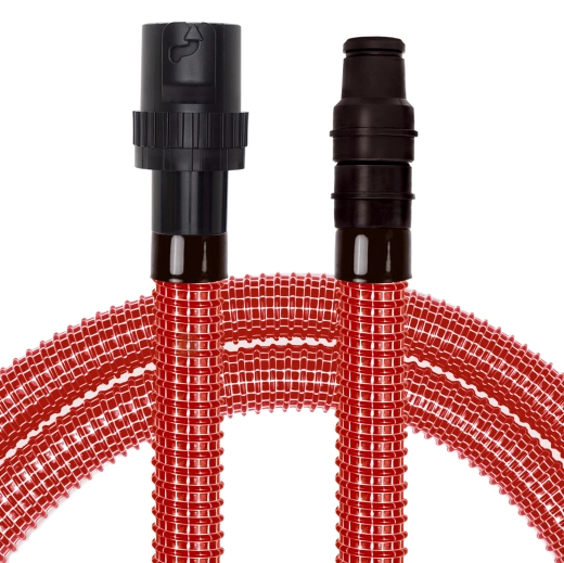 Gewebeschlauch Rot kompatibel zu Vacmaster 1210, 1220, 1530, uvm.