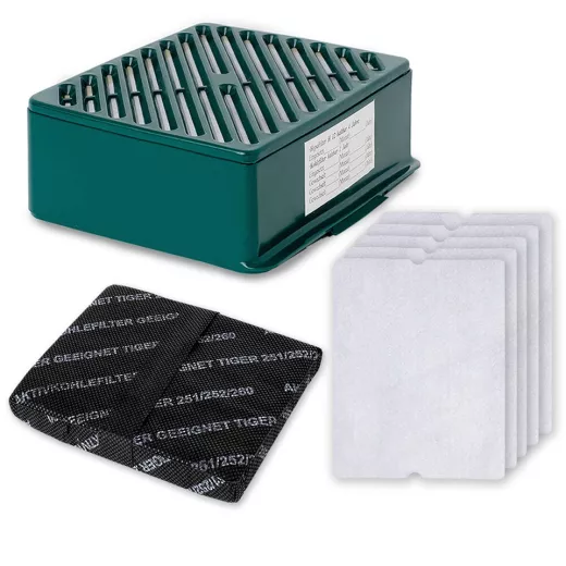 Aktivfiltersystem 5 Motorschutzfilter Filter passend für Vorwerk Tiger 251 252