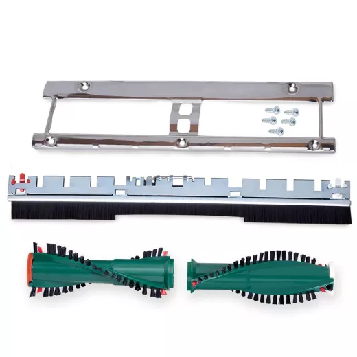 Set passend für Vorwerk Elektrobürste EB 350 351 Bodenblech Ersatzbürsten
