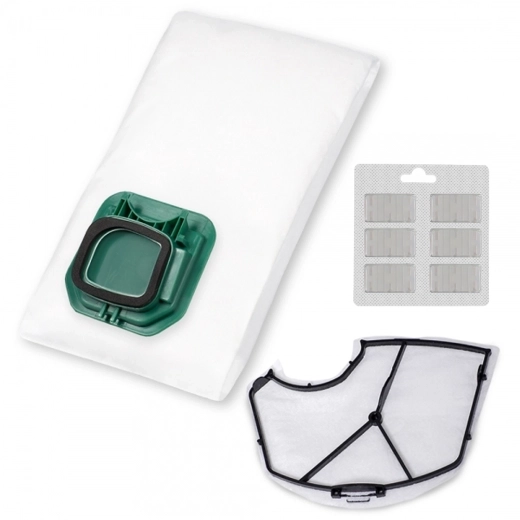 24 Staubsaugerbeutel für Vorwerk Kobold VK140 VK150 kompatibel Filter, Duftchip Seife