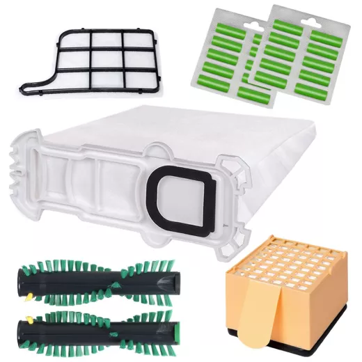 43-tlg Set passt für Vorwerk Kobold 135 136 mit EB 360 370 Filtertüten Beutel Bürsten Duft