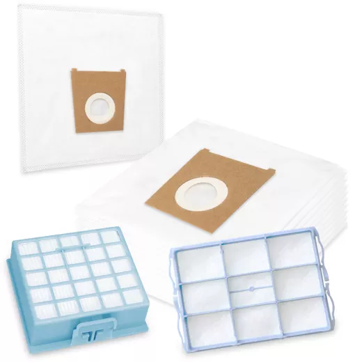 10 Staubbeutel Hepa Motorschutzfilter geeignet Siemens synchropower VS06G2410/03