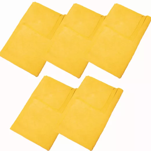 1 bis 5 Mikrofasertücher Fenstertücher Glastücher Glas Fenster Tuch Sonnengelb
