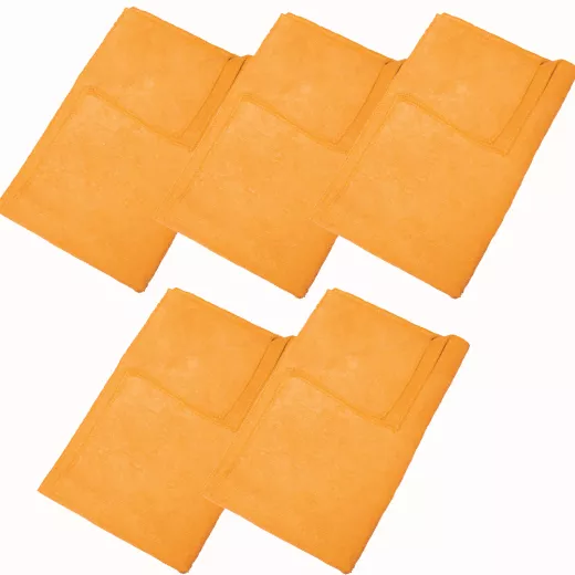 1 bis 5 Mikrofasertücher Fenstertücher Glastücher Glas Fenster Tuch Orange