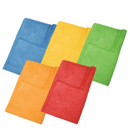 5 Mikrofasertücher Fenstertücher Glastücher Glas Fenster Tuch 5 Farben