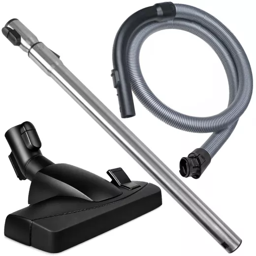 Griff Rohr Düse kompatibel für Miele Complete C3 Serie Möbelschutz Schwarz