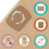 5 Staubsaugerbeutel für Holzmann NTS 30L SMART kompatibel