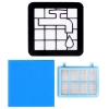 3 Filter-Sets für Philips FC8010/01, FC9331/09 FC9332/09 FC8010/01FC9555 FC9550 FC9334 FC9333 FC9330 PowerPro Compact kompatibel