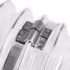100mm PU Absaugschlauch Antistatisch mit Stahlfeder mit 5tlg Adapterset 2 Schlauchschellen