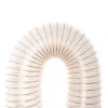 100mm PU Absaugschlauch Antistatisch mit Stahlfeder mit 2 Schlauchschellen