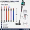 Saugrohr kompatibel mit SEBO Balance A1 Akkusauger Silber