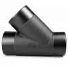 Y-Stück für Absaugschläuche 100mm Absauganlage Verteiler Abzweig Adapter inkl. 3 Schlauchschellen