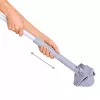 Dreieckiger Wischmopp 360° drehbar mit Ersatztuch Mikrofasertuch Wischer Bodenwischer