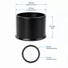 Endkappe für Schlauchverbindung zur Anschlussmuffe 50mm