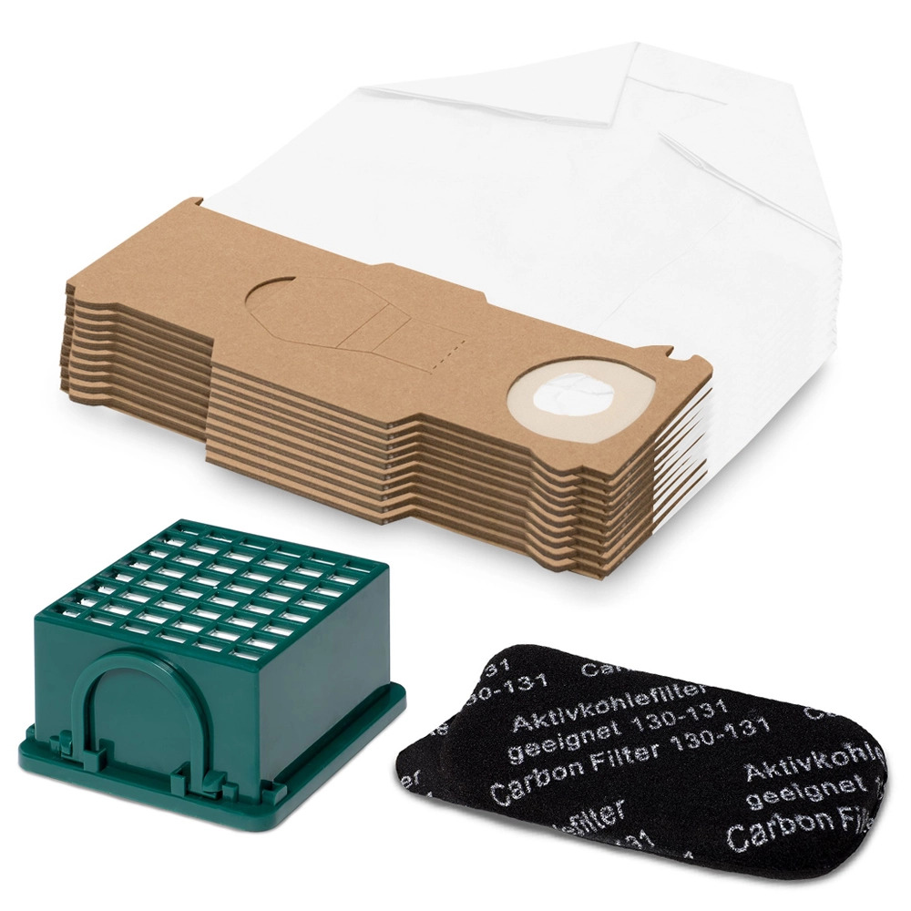 Alle Filter geeignet Vorwerk Tiger 260 mit 10 Filtertüten Beutel