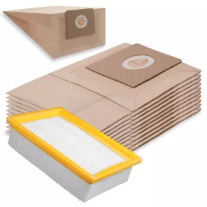 10 Staubsaugerbeutel mit Filter geeignet für Kärcher NT 351 (Eco) Ersatz für 6.904-210