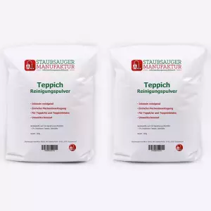 Teppichreiniger / Reinigungspulver (1kg) Universal geeignet für Vorwerk, Lux, SEBO uvm.