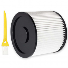 Filter - Lamellenfilter Auswaschbar für WorkZone Nass- Trockensauger 25 Liter Volumen (LF 1) kompatibel