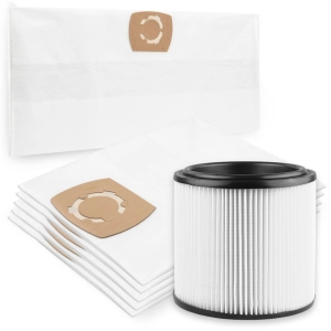 5 Staubsaugerbeutel Filter für Einhell TE-VC 2025, 2230, 2340, 2350 SACL kompatibel