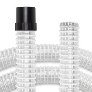 50 mm transparenter Gewebeschlauch für alle Industriesauger Kesselsauger mit 58mm Anschluss