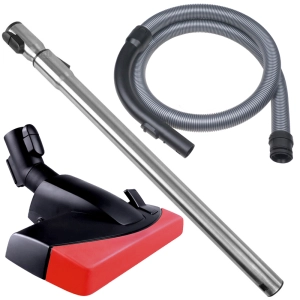 Griff Rohr Düse kompatibel für Miele Complete C1 Serie Möbelschutz Rot