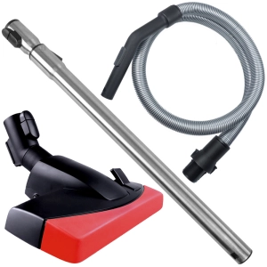 Griff Rohr Düse kompatibel für Miele S800 Serie Möbelschutz Rot