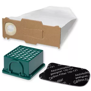 10 Staubsaugerbeutel Filtertüten passend für Vorwerk Kobold 130 131 + Filter