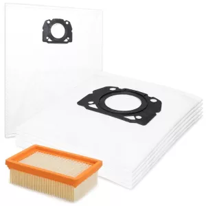 5-15 Staubsaugerbeutel 1 Filter für Kärcher WD 5 Control 25 5 22 passend