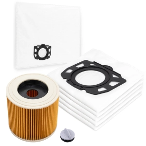 5-15 Staubsaugerbeutel Filter für Kärcher WD 1 Classic 1.628-411.0 passend