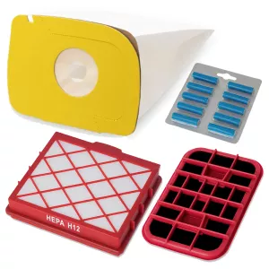 30 Staubsaugerbeutel HEPA H12 Motorschutzfilter Duft passend für Lux D 820 Lux 1