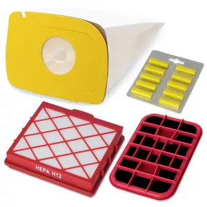 30 Staubsaugerbeutel HEPA H12 Motorschutzfilter Duft passend für Lux D 820 Lux 1