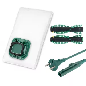 Staubsaugerbeutel Bürsten Kabel kompatibel zu Vorwerk Kobold VK 140 150