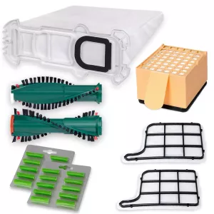 43-tlg Set passt für Vorwerk Kobold 135 136 mit EB 351 Filtertüten Beutel Bürsten Duft