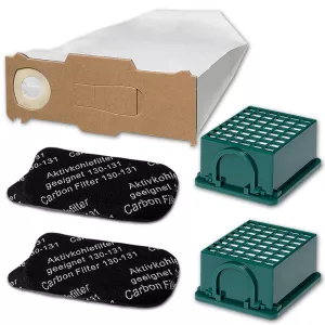 24 Staubsaugerbeutel Vlies 4 Filter passt für Vorwerk Staubsauger Kobold 130 131