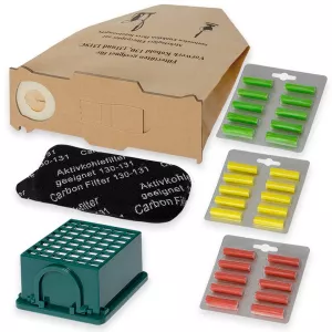 30 Staubsaugerbeutel 30 Duft Filter passend für Vorwerk Kobold VK 130 131