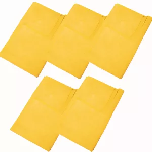 1 bis 5 Mikrofasertücher Fenstertücher Glastücher Glas Fenster Tuch Sonnengelb