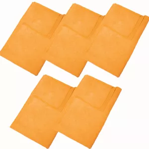 1 bis 5 Mikrofasertücher Fenstertücher Glastücher Glas Fenster Tuch Orange