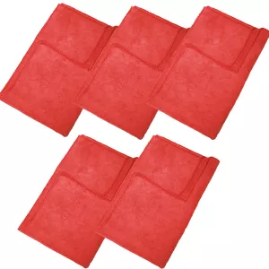 1 bis 5 Mikrofasertücher Fenstertücher Glastücher Glas Fenster Tuch Rot